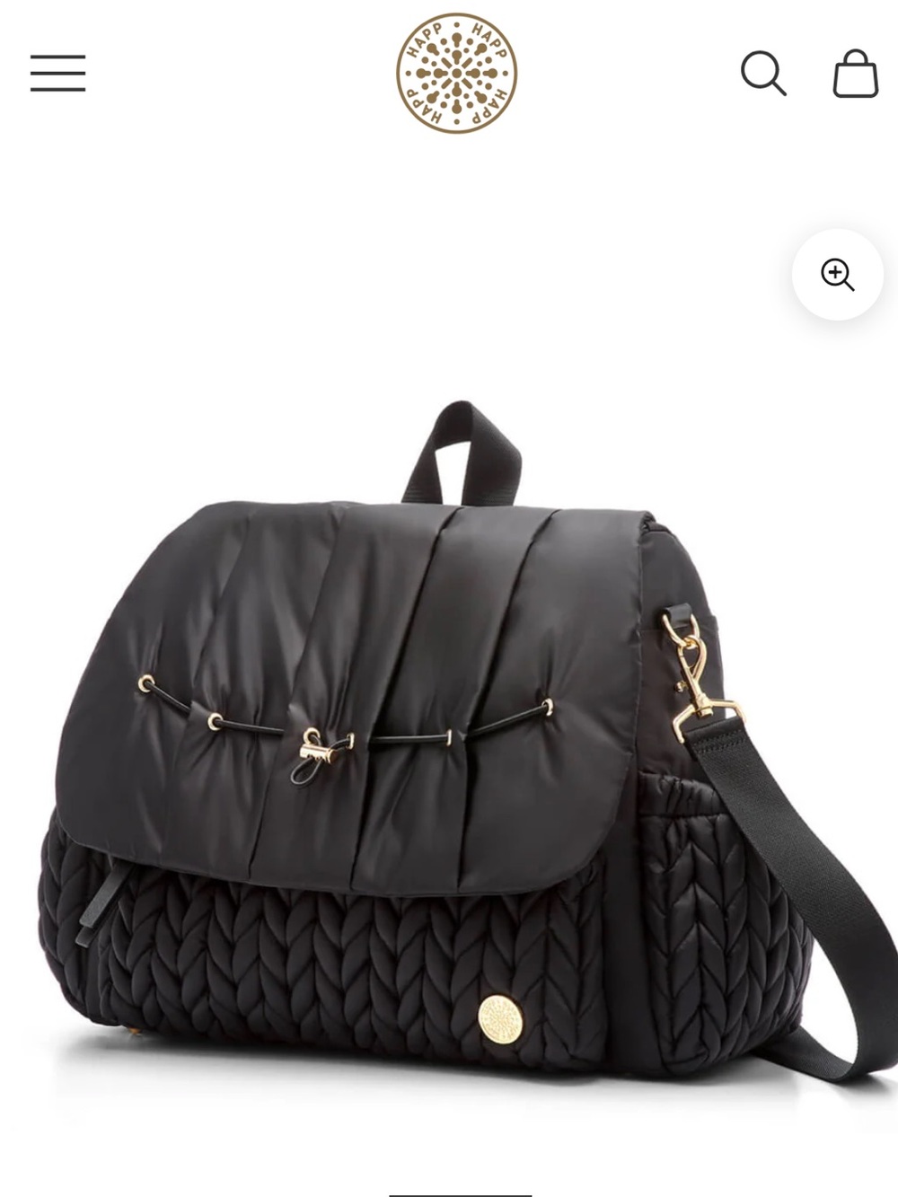 NFS❌ HAPP BRAND Levy Backpack Black - Picture 3 of 16